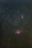 Mgławica M20 Trójlistna Koniczyna i M8 Laguna